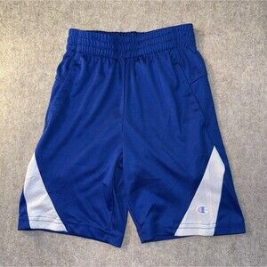 Champion Boys Size 5/6 Blue Gym Shorts Pockets